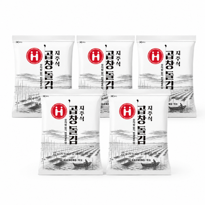 [Haenong] Pole-Raised Gopchang Dol Gim Seaweed (10 Sheets, 22g, 0.78 oz)