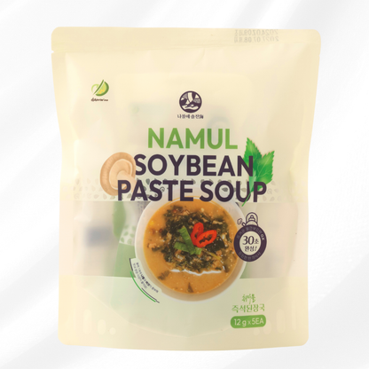 Damwoo Herb Table Bundle:  Japchae 2 + Doenjang Soup 1+Herb Rice Mix 4