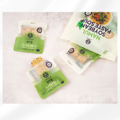 Damwoo Instant Chwinamul Doenjang Soup (12g x 5 Packets) [담우] 취나물 즉석 된장국 12g X 5 EA