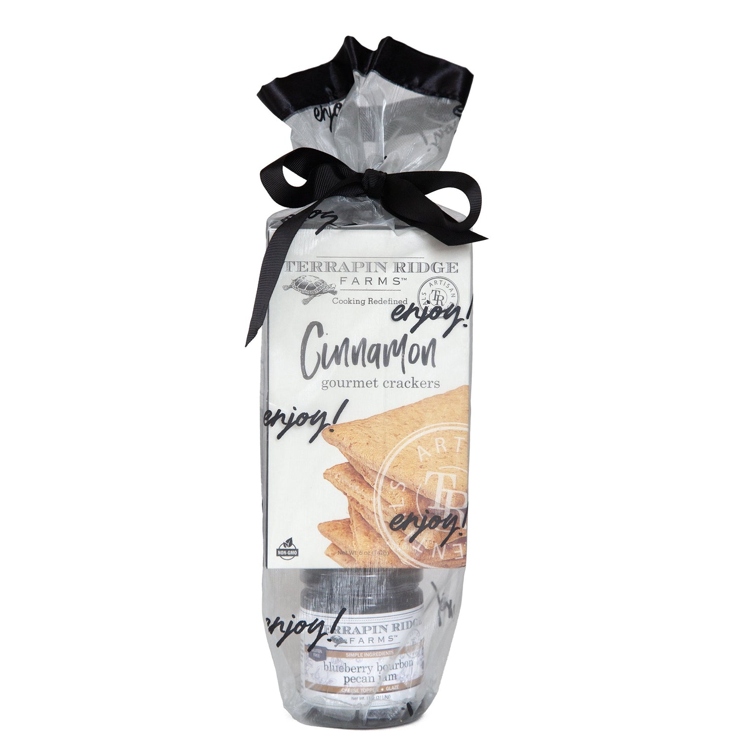 Everyday Grab and Go Giftset with Blueberry Bourbon Pecan Jam and Cinnamon Crackers