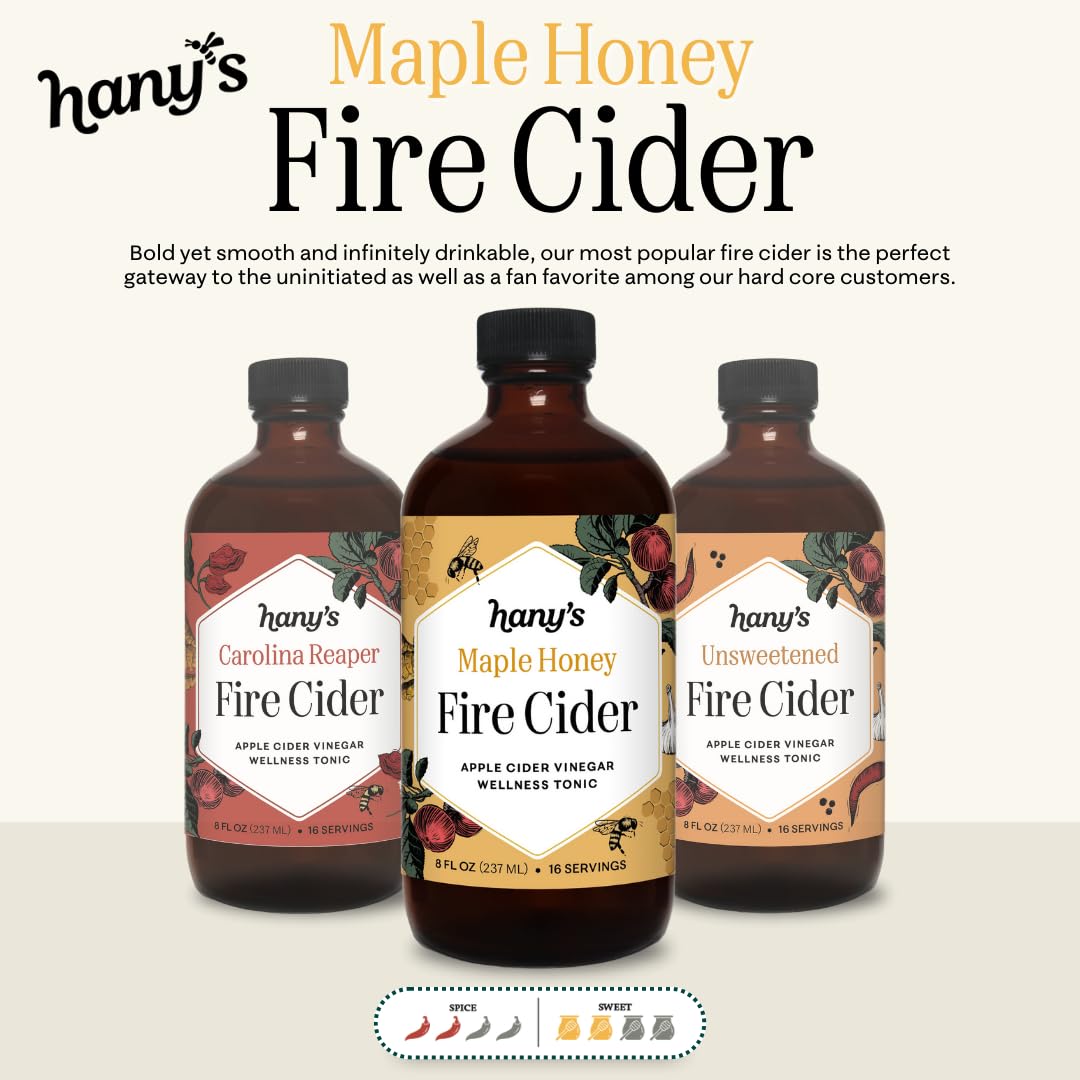 Hany’s Harvest Fire Cider – Small-Batch Apple Cider Vinegar Wellness Tonic - MEALTONES