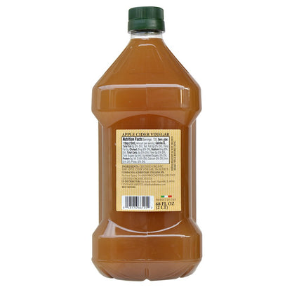 Mantova Organic Apple Cider Vinegar with the Mother – Raw & Unfiltered, 68 fl oz