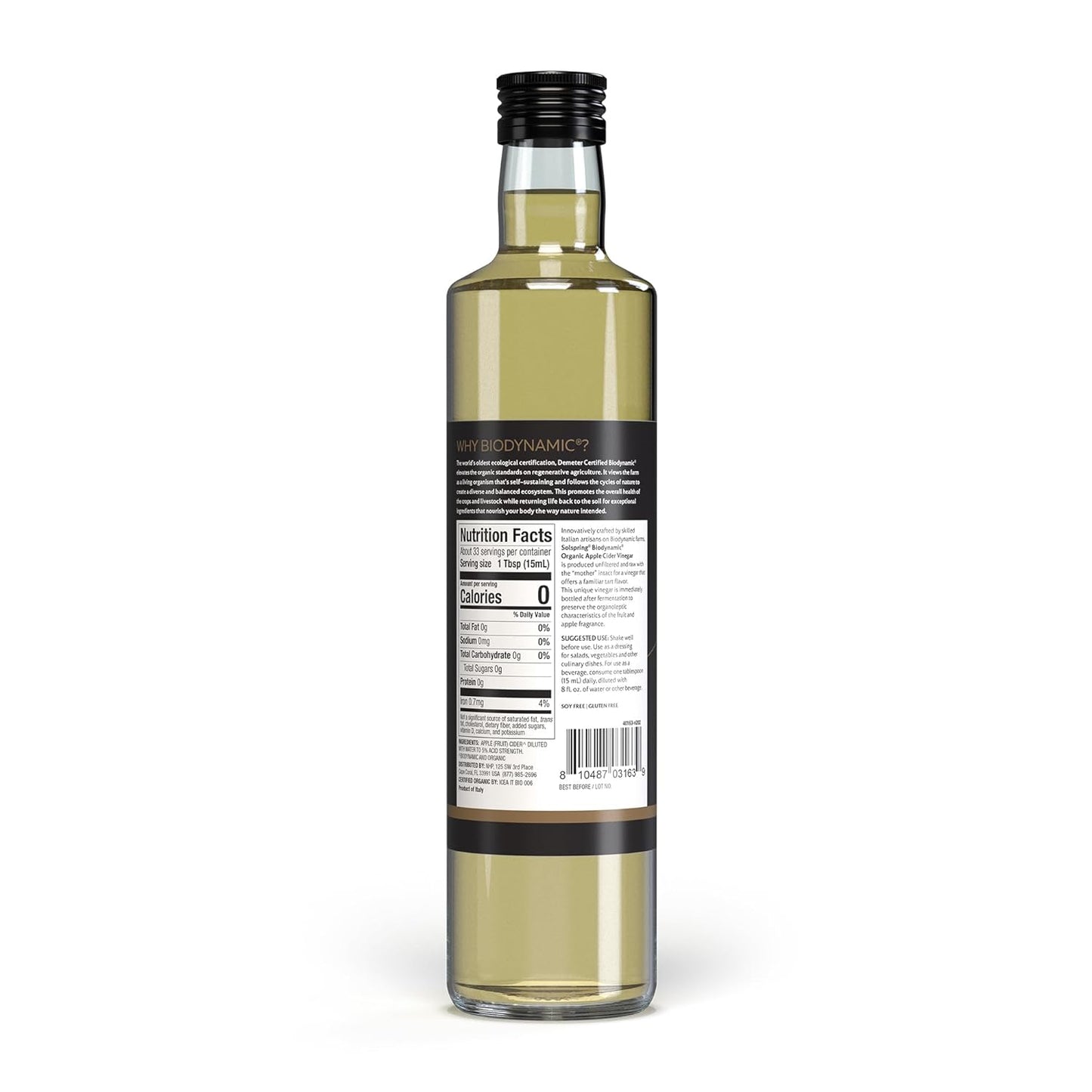 Dr. Mercola Solspring Biodynamic Organic Apple Cider Vinegar – 2 Pack - MEALTONES