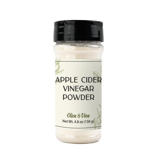 Olive & Vine Apple Cider Vinegar Powder – Tangy Seasoning for Dressings, Marinades & Recipes, 2.4 oz