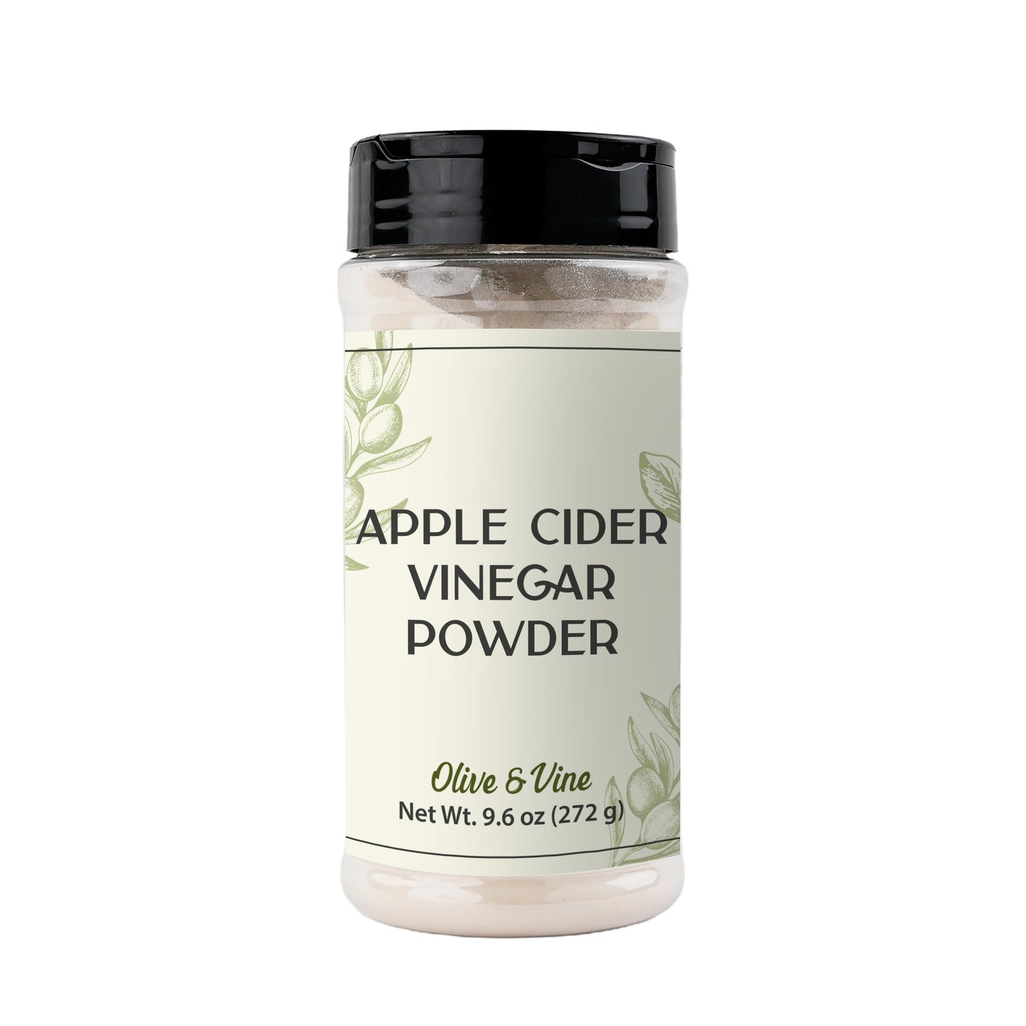 Olive & Vine Apple Cider Vinegar Powder – Tangy Seasoning for Dressings, Marinades & Recipes, 2.4 oz