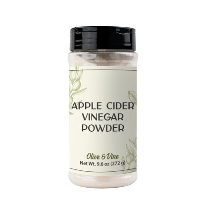 Olive & Vine Apple Cider Vinegar Powder – Tangy Seasoning for Dressings, Marinades & Recipes, 2.4 oz