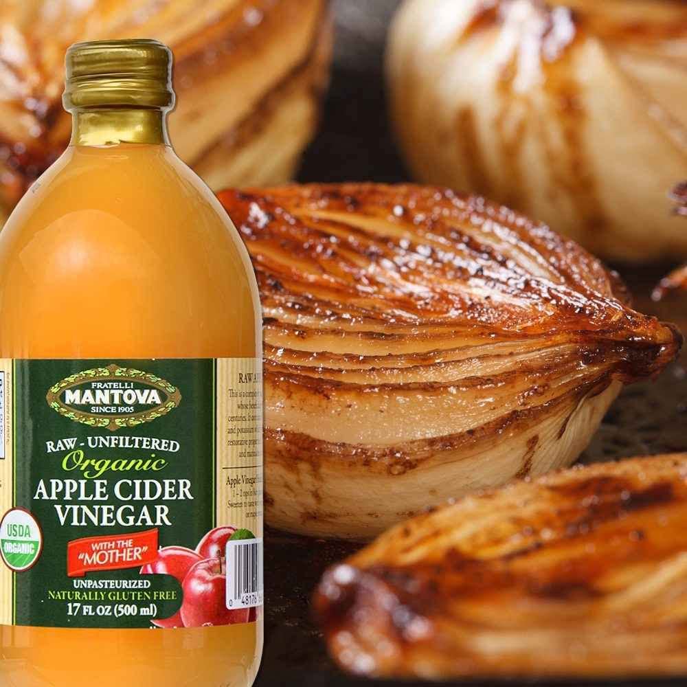 Mantova Organic Apple Cider Vinegar with the Mother – Raw & Unfiltered, 33.8 fl oz