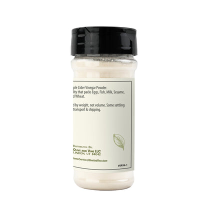 Olive & Vine Apple Cider Vinegar Powder – Tangy Seasoning for Dressings, Marinades & Recipes, 2.4 oz