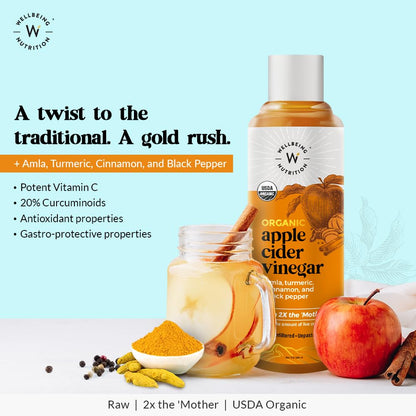 Wellbeing Nutrition Himalayan Apple Cider Vinegar with 2X Mother – 500 mL
