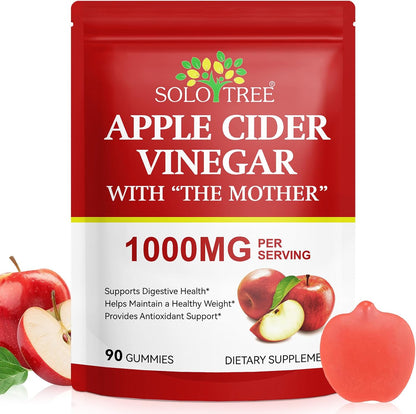 Nifeishi Apple Cider Vinegar Gummies with the Mother – 1,000 mg, 90 Count