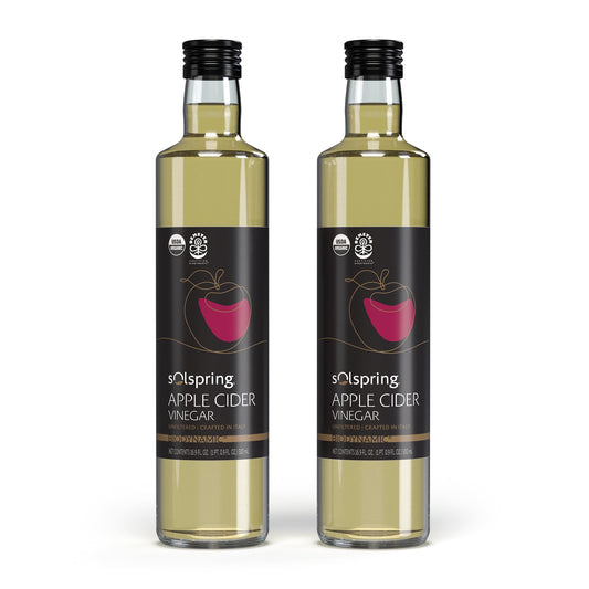 Dr. Mercola Solspring Biodynamic Organic Apple Cider Vinegar – 2 Pack