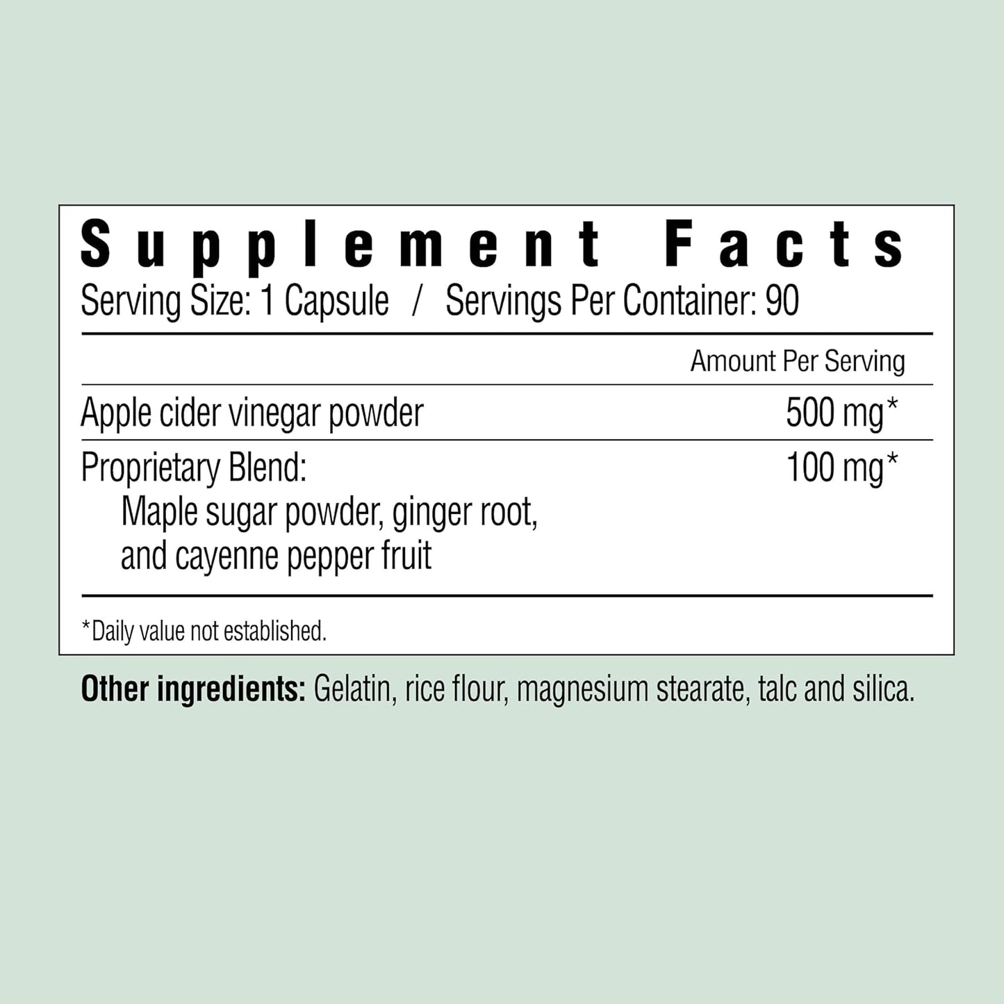 Country Farms Apple Cider Vinegar Capsules with Ginger, Cayenne & Maple – 90 Count - MEALTONES