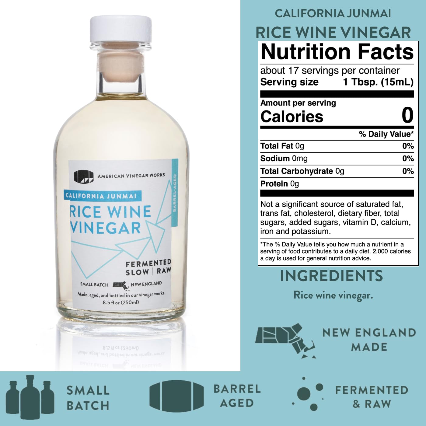 American Vinegar Works Essentials Kitchen Vinegar Collection – 4 Pack - MEALTONES