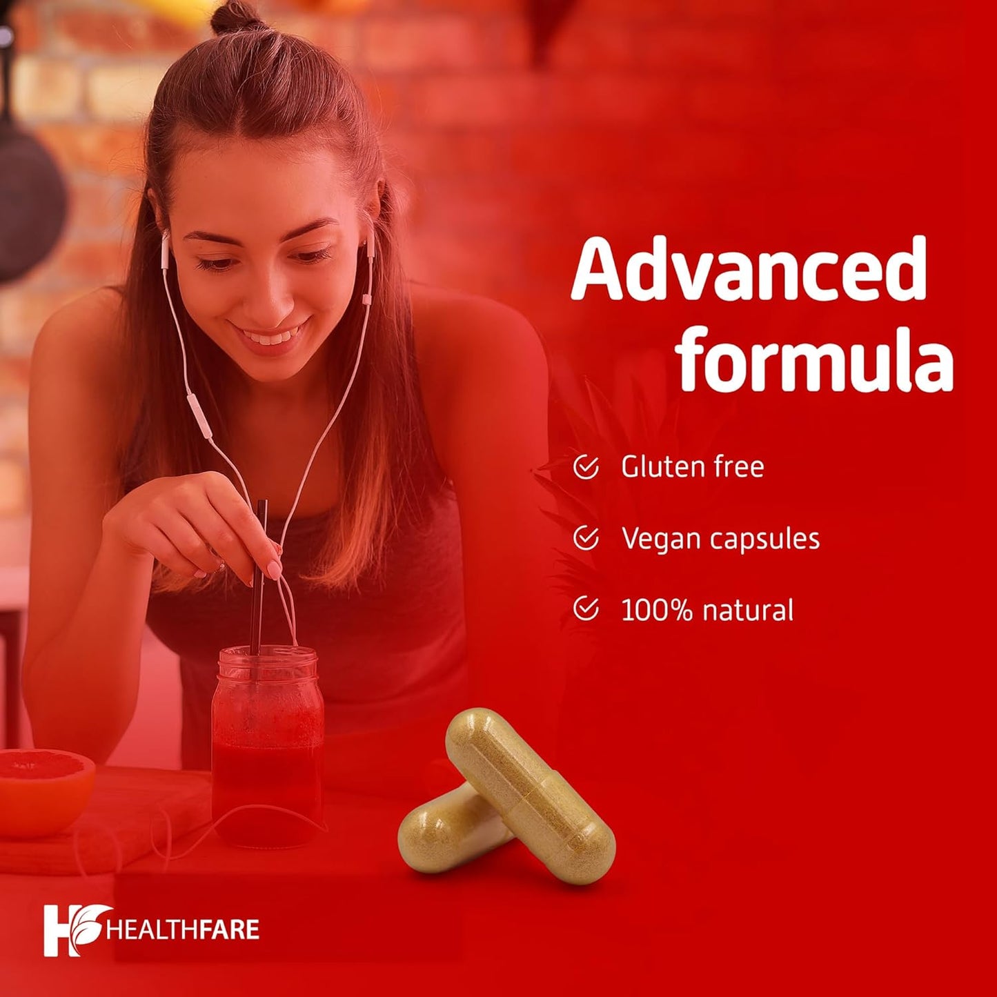 HealthFare Maximum Strength Apple Cider Vinegar Capsules – 3200 mg