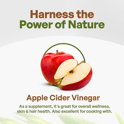 Go Nutra Organic Apple Cider Vinegar Powder – 5% Acetic Acid, 8 oz