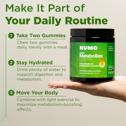 Numo Apple Cider Vinegar Gummies with the Mother & Probiotics