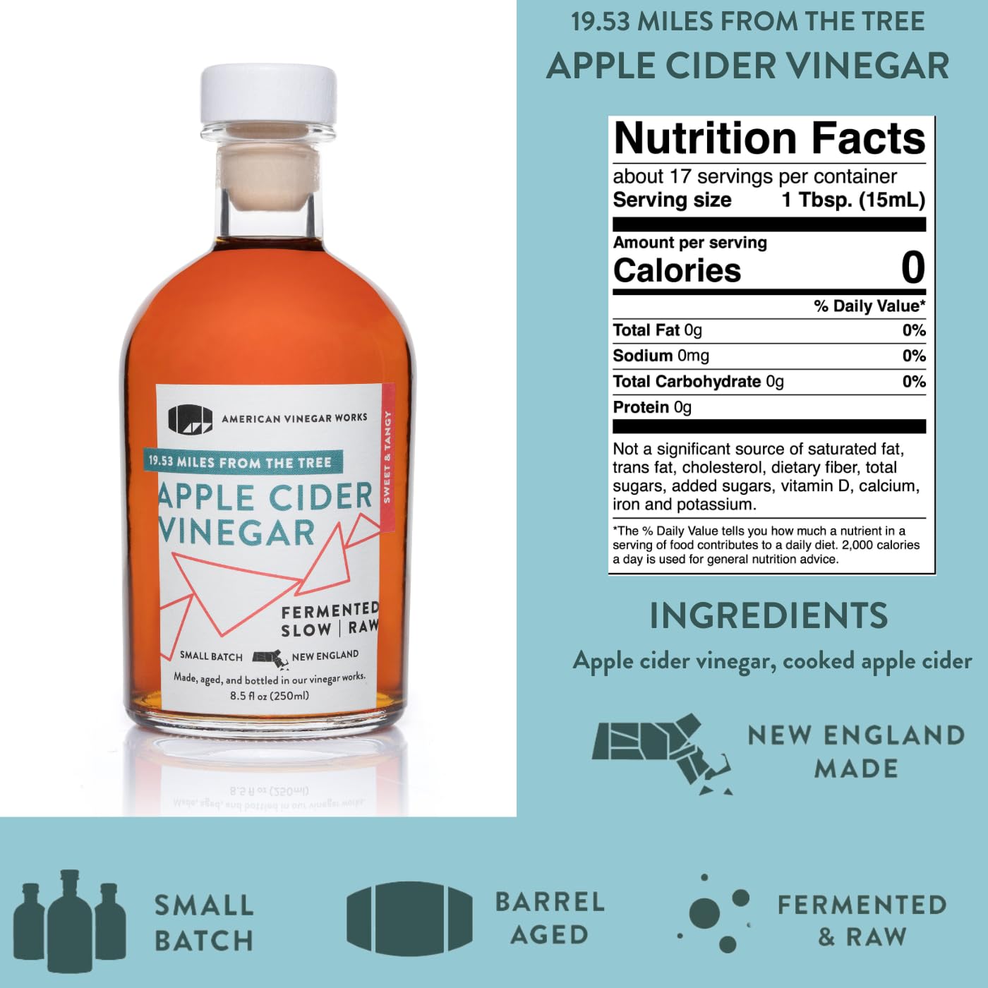 American Vinegar Works Essentials Kitchen Vinegar Collection – 4 Pack - MEALTONES