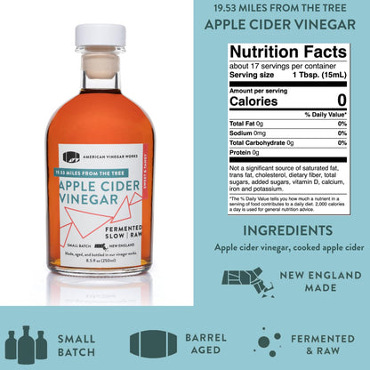 American Vinegar Works Essentials Kitchen Vinegar Collection – 4 Pack - MEALTONES