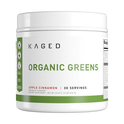 Kaged Outlive 100 Organic Greens Powder Superfood Blend with Apple Cider Vinegar