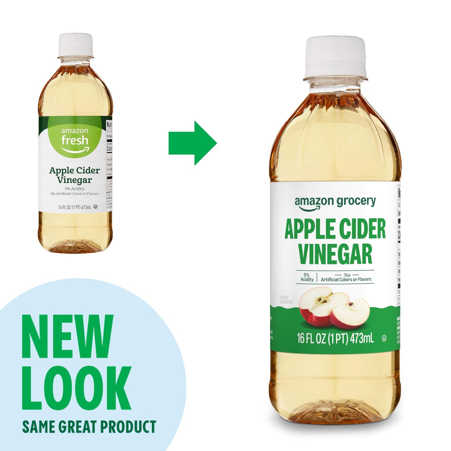 Amazon Grocery Apple Cider Vinegar – 5% Acidity - MEALTONES