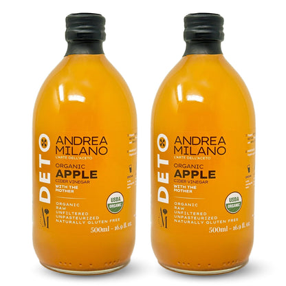 Andrea Milano Organic Apple Cider Vinegar with the Mother – 16.9 oz