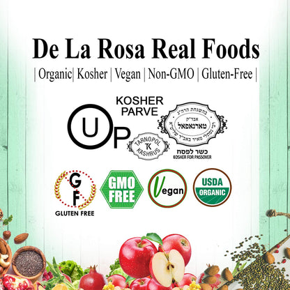 De La Rosa Organic Raw Apple Cider Vinegar with the Mother – 5 Liter