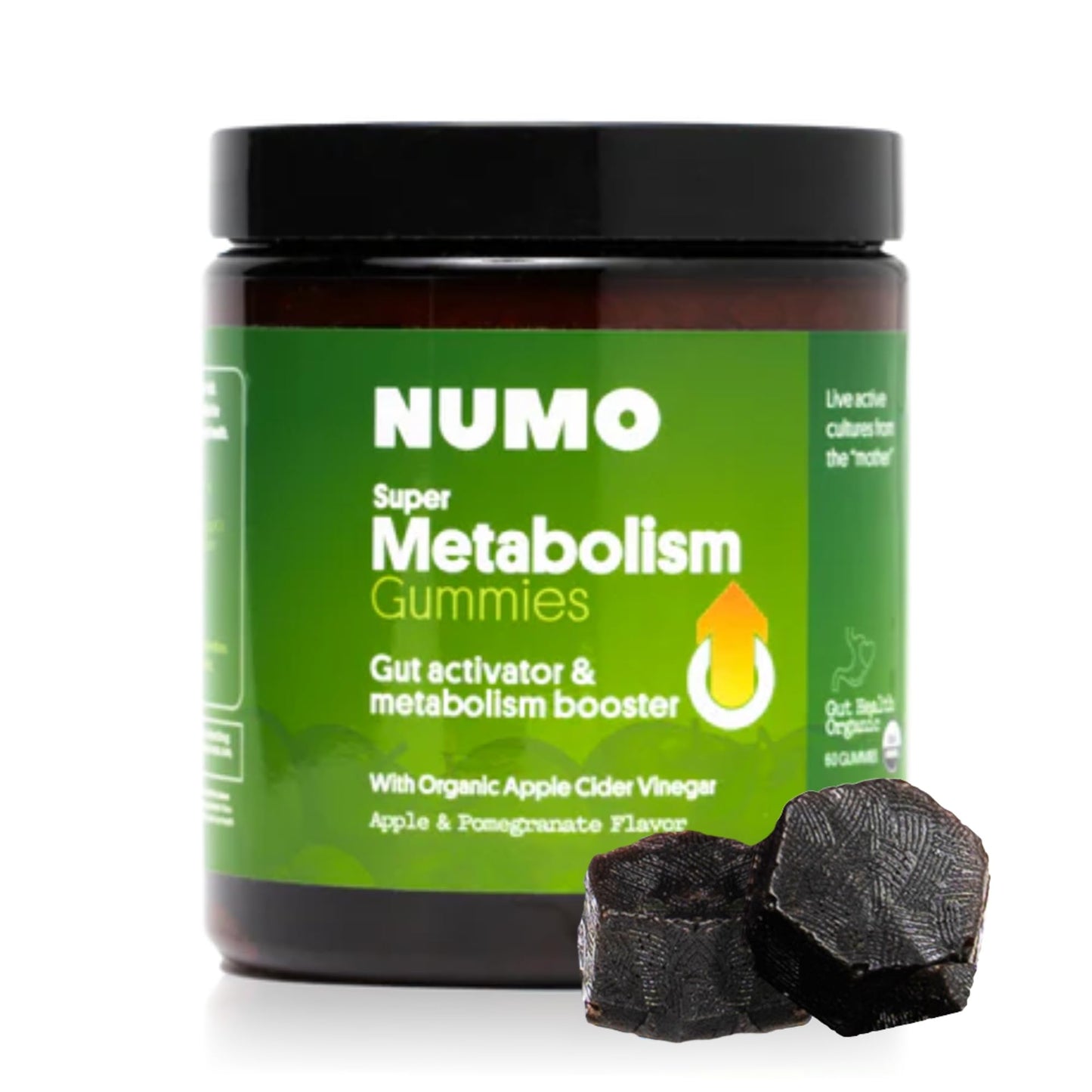 Numo Apple Cider Vinegar Gummies with the Mother & Probiotics