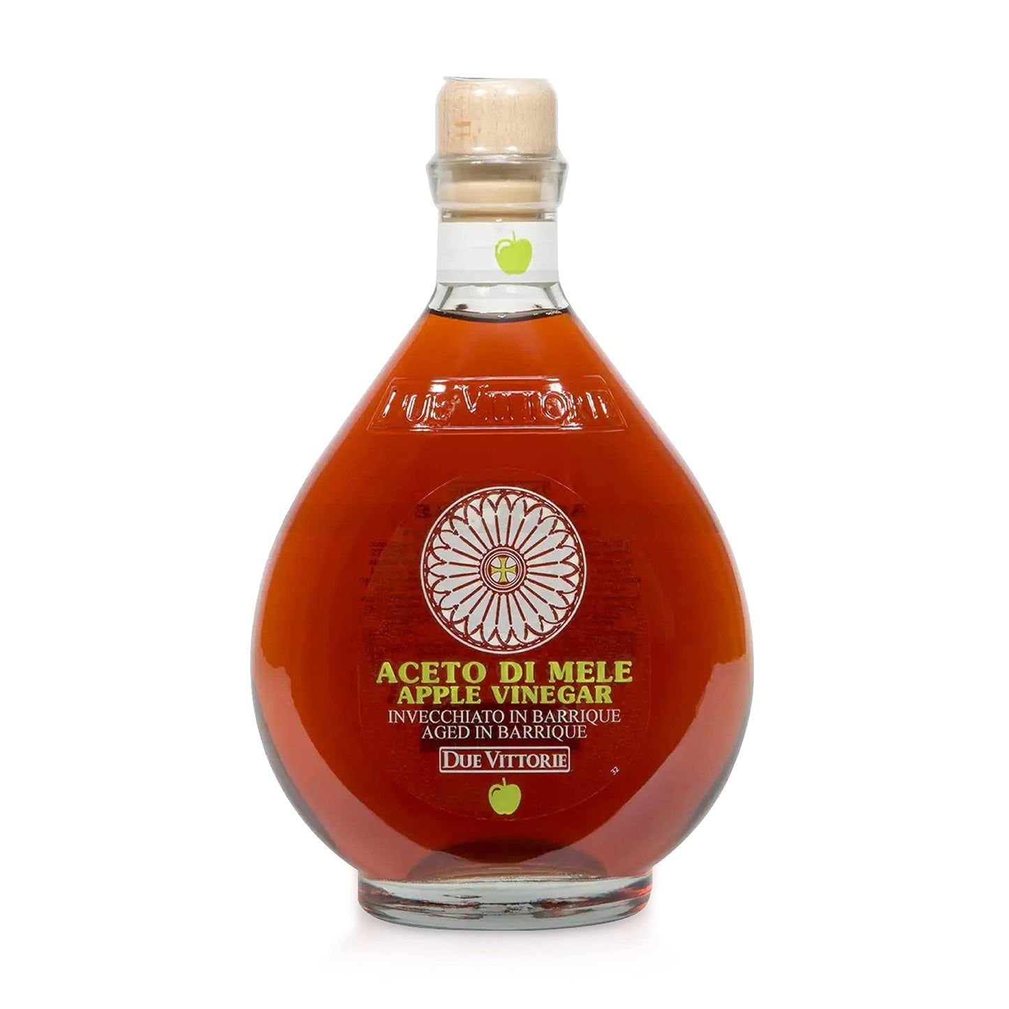 Due Vittorie Italian Apple Cider Vinegar Aged in Wine Barrels – 16.9 fl oz - MEALTONES