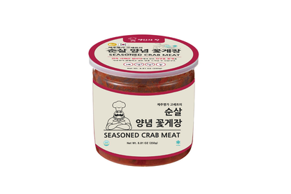 Jeju Dynasty Spicy sauce marinated blue crab meat 250g