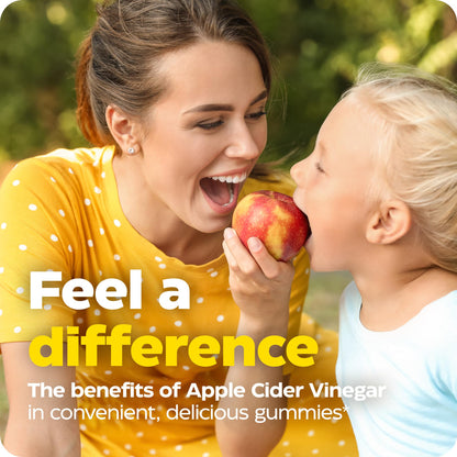 Enzymedica Apple Cider Vinegar Gummies with the Mother & Vitamin B12