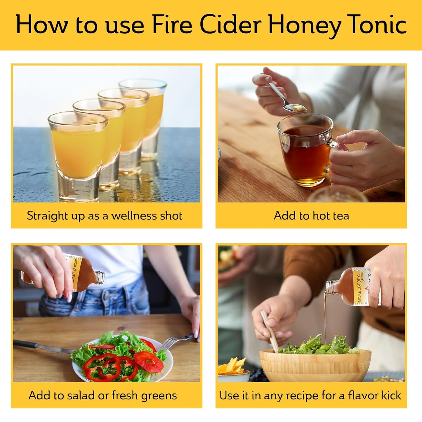Mickelberry Gardens Fire Cider Honey Tonic with Apple Cider Vinegar