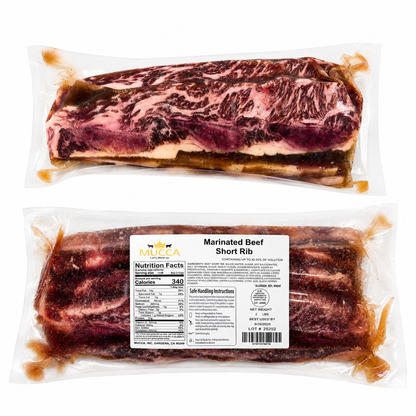 Premium Center-Cut LA Galbi (Marinated Beef Short Rib)(2lb)
