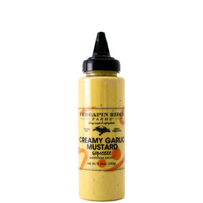 Creamy Garlic Mustard Garnishing Squeeze - 8.25 oz