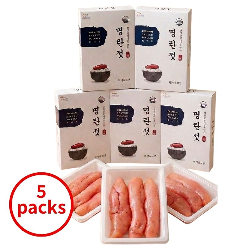 A Full Meal with Pollack Roe Set [ 120g x 5 packs ]