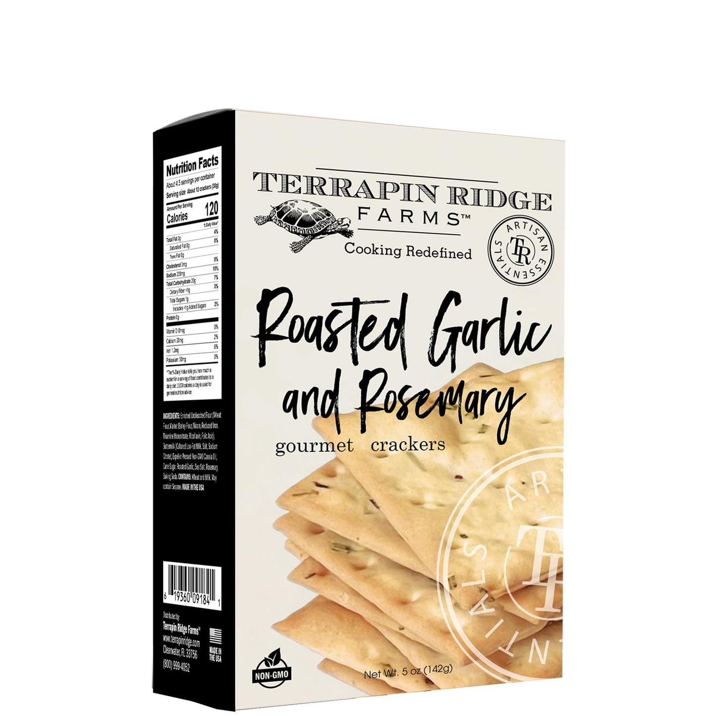 Roasted Garlic and Rosemary Crackers