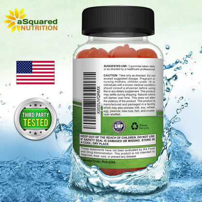 aSquared Nutrition Apple Cider Vinegar Gummies with the Mother – 1,500 mg