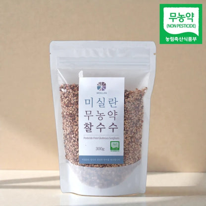 Pesticide-Free Glutinous Sorghum (300g, 10.58oz)