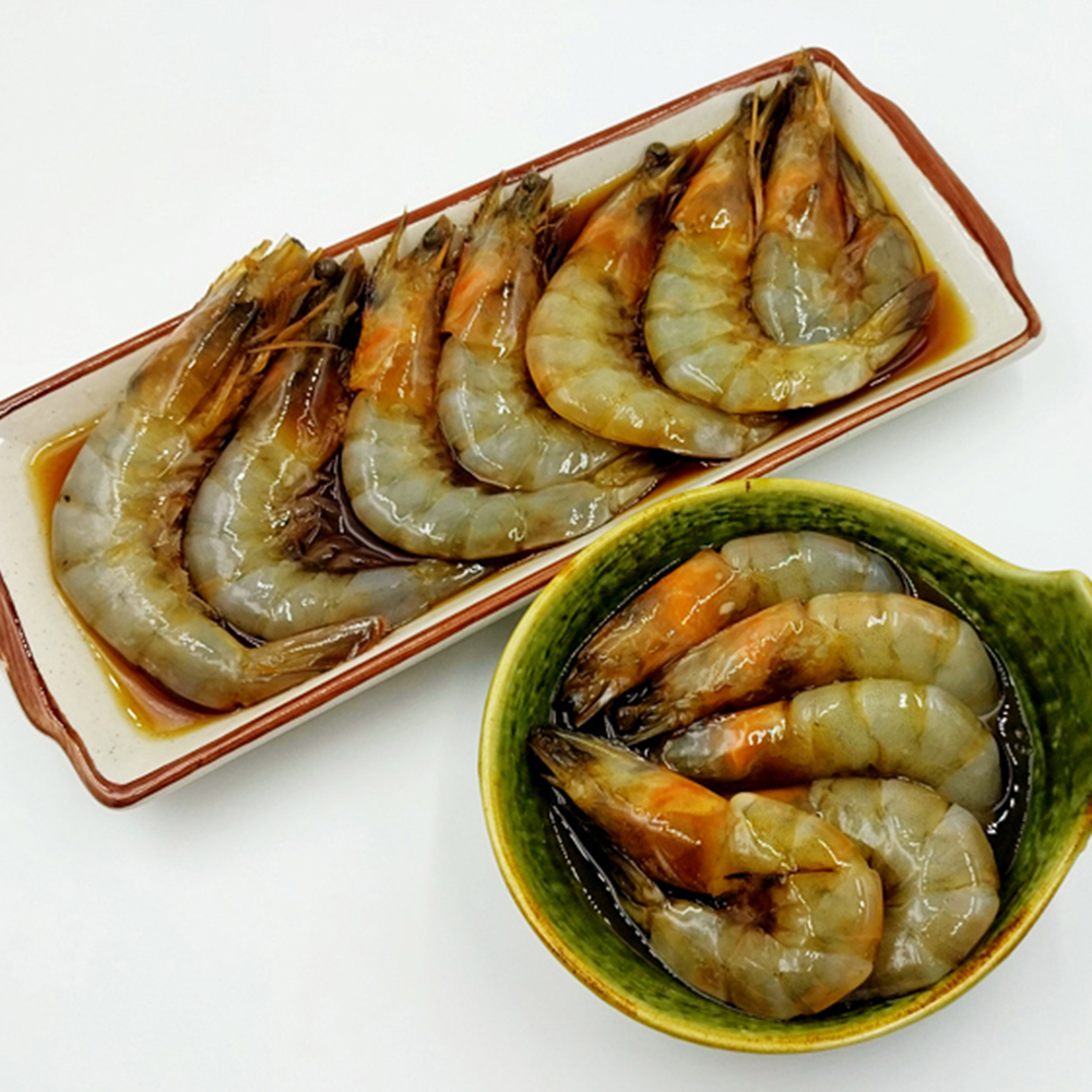 Sae-woo-jang(Soy sauce marinated shrimp)