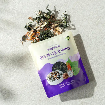 Damwoo Herb Table Bundle:  Japchae 2 + Doenjang Soup 1+Herb Rice Mix 4