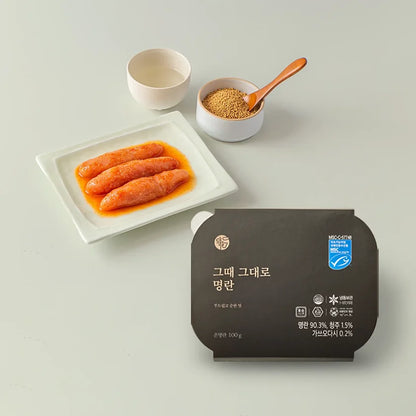 Deokhwa Classic Pollock Roe 덕화 그때 그대로 명란 100g