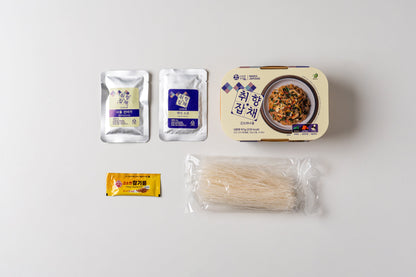 Damwoo Namul Japchae: Instant Korean Glass Noodles with Gondre (67g / 2.36oz) [담우] 취향 잡채- 곤드레 67g |