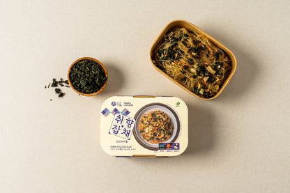 Damwoo Namul Japchae: Instant Korean Glass Noodles with Gondre (67g / 2.36oz) [담우] 취향 잡채- 곤드레 67g |