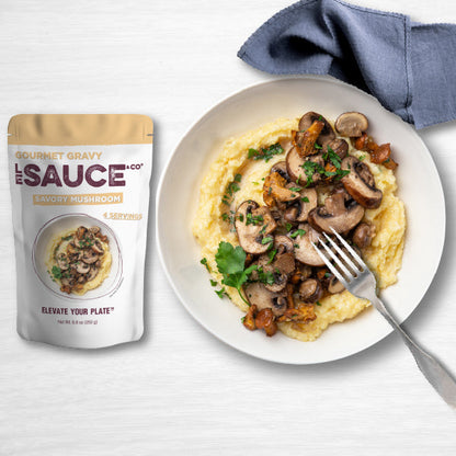4 serving Savory Mushroom Gourmet Gravy