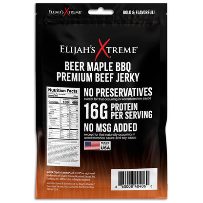 Elijah’s Xtreme Beef Jerky Bulk Trio - 6 bags of Each Flavor, 18 bags total (3lbs)