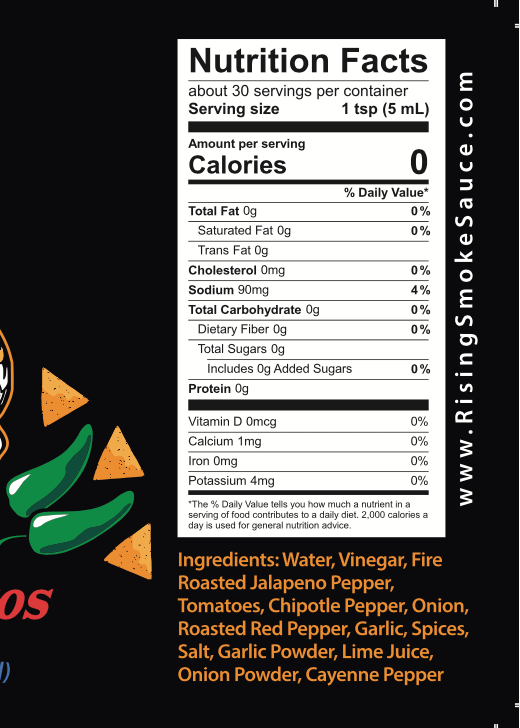 Buenos Nachos - Jalapeño Chipotle Taco Sauce (Mild)