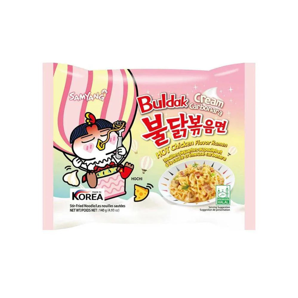 Buldak Ramen Cream Carbonara Flavor