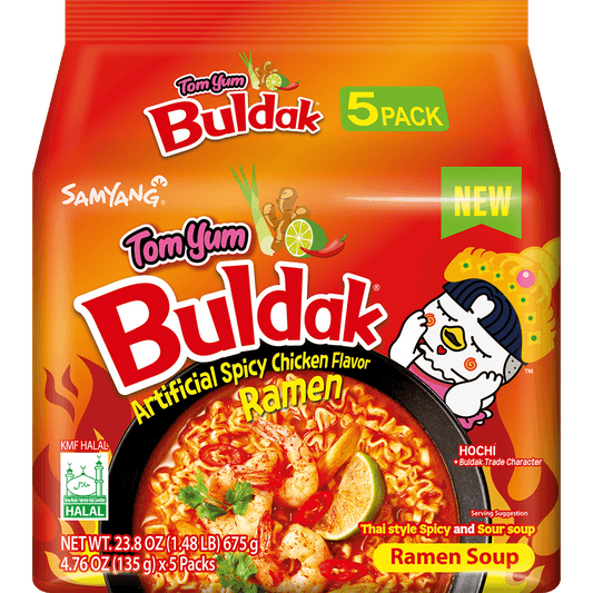 Buldak Ramen Tom Yum Flavor 5 Pack