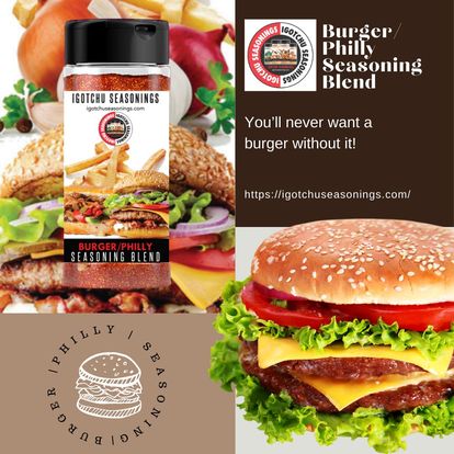 Igotchu Burger Philly seasoning