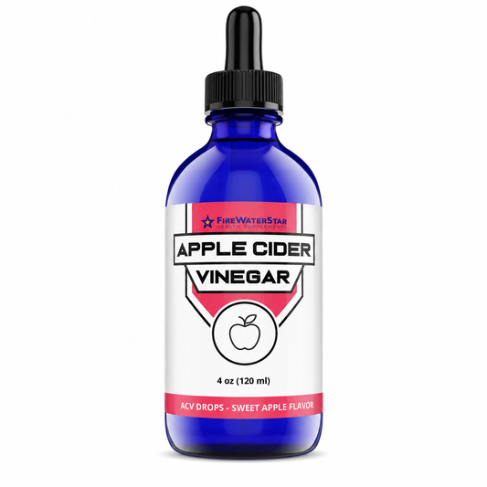 FWS Apple-Flavored Apple Cider Vinegar Drops with the Mother – 4 fl oz