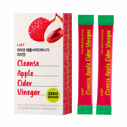 LIAF Apple Cider Vinegar Powder Drink Mix with the Mother – 10 Packets